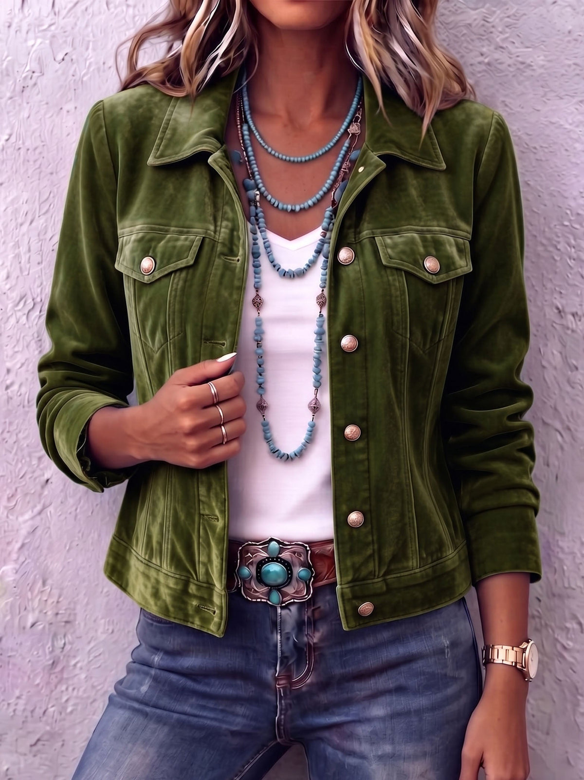 Elena - chaqueta vaquera casual