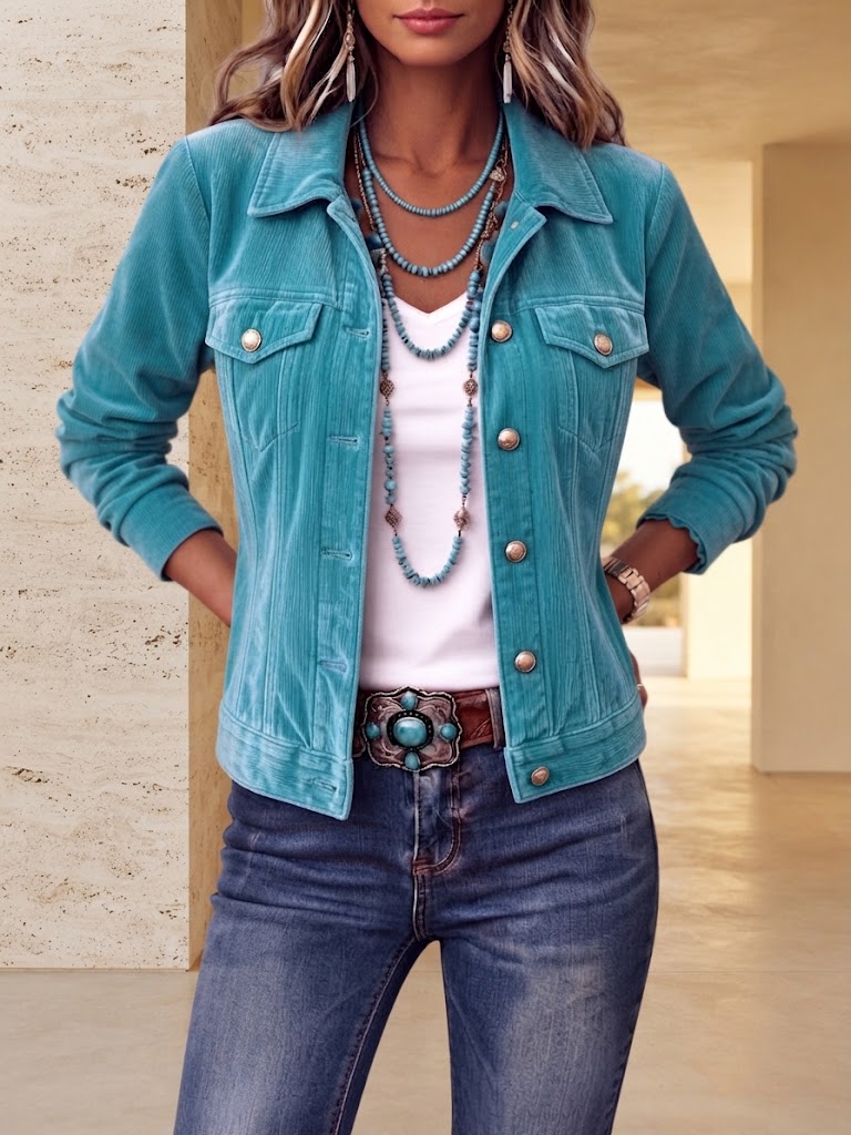 Elena - chaqueta vaquera casual
