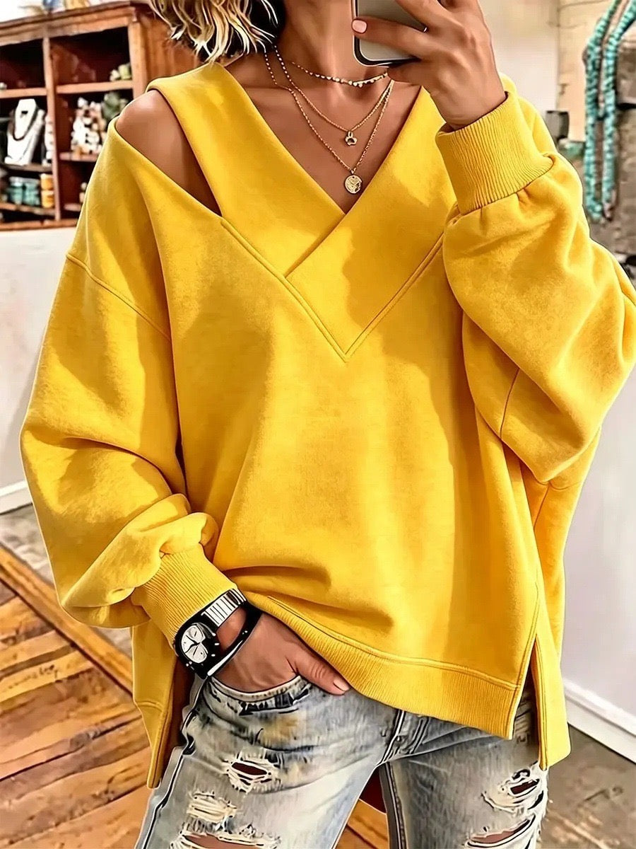 Amaya - jersey cuello en V