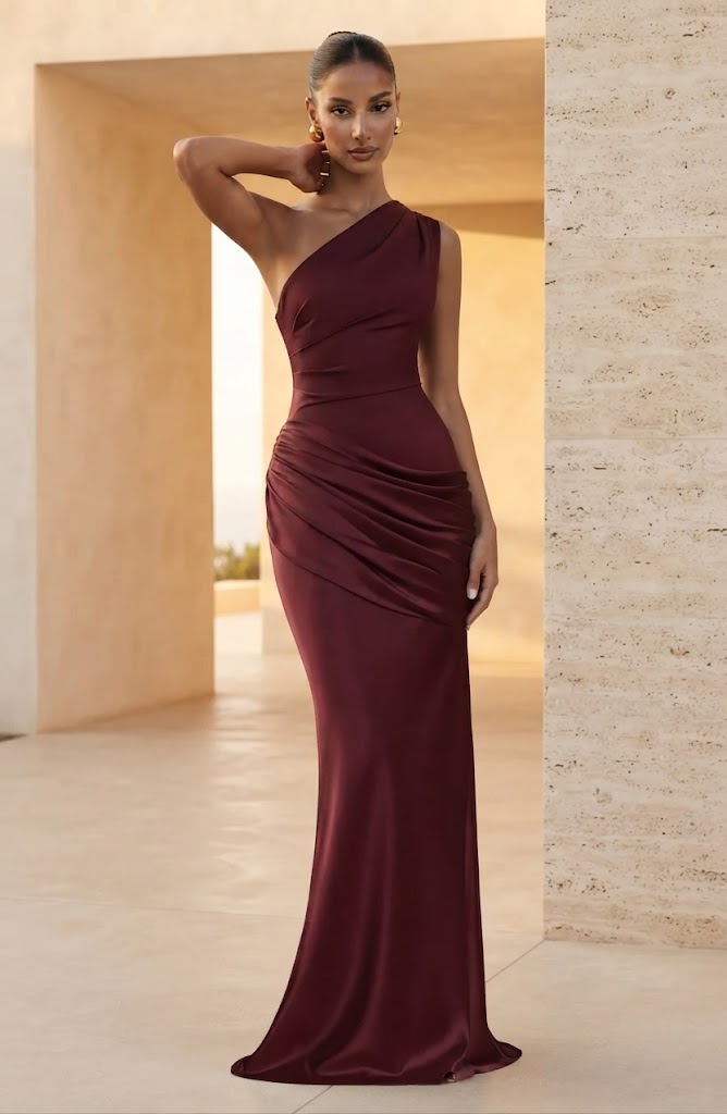 Sadona - Vestido elegante un hombro