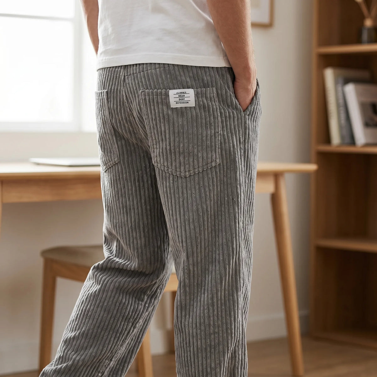 Varelo | Pantalones de hombre de pana con cintura elástica