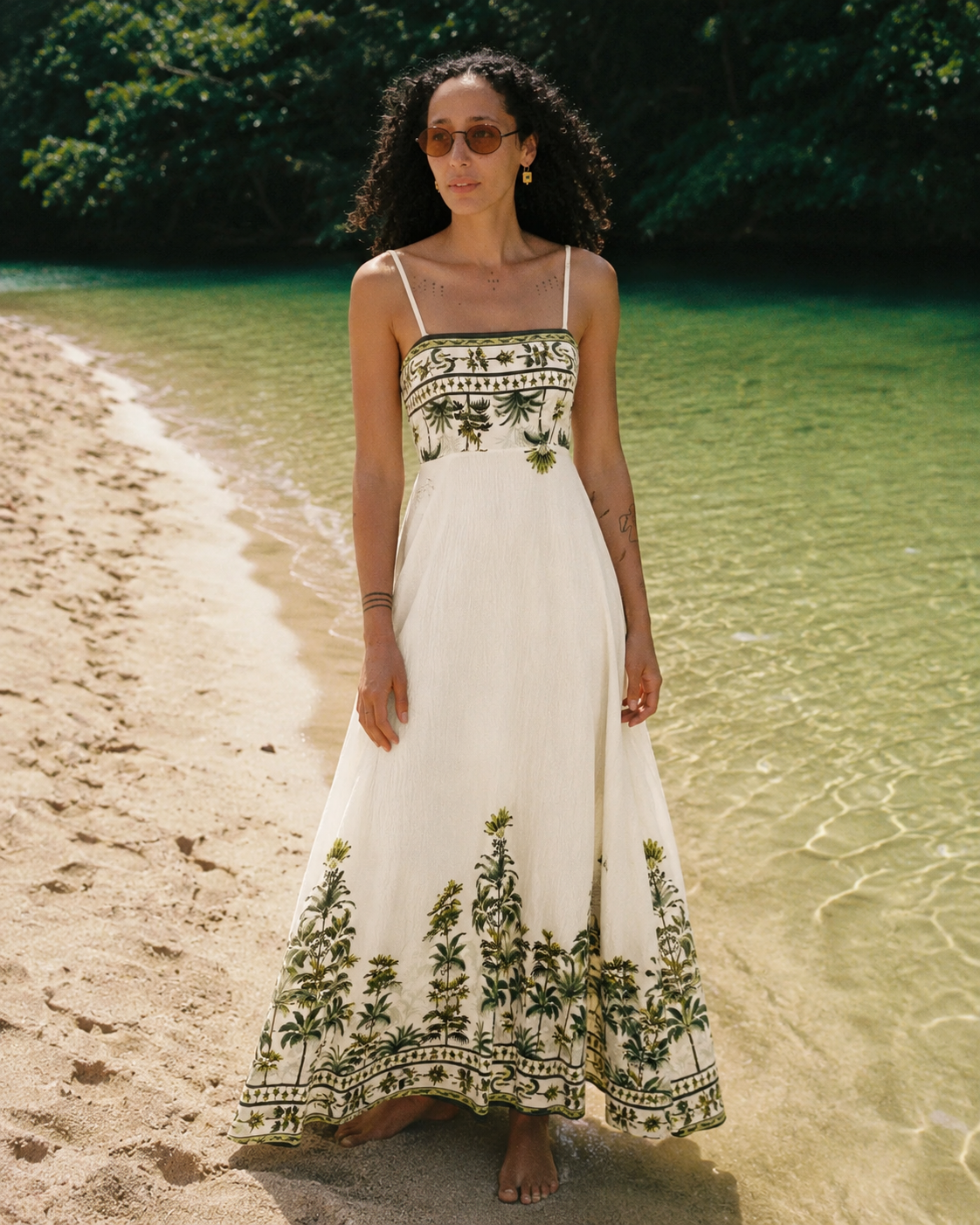 Vestido brisa de olivo