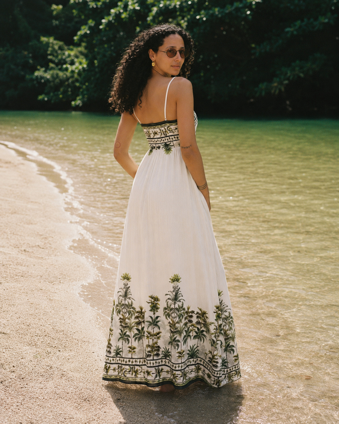 Vestido brisa de olivo
