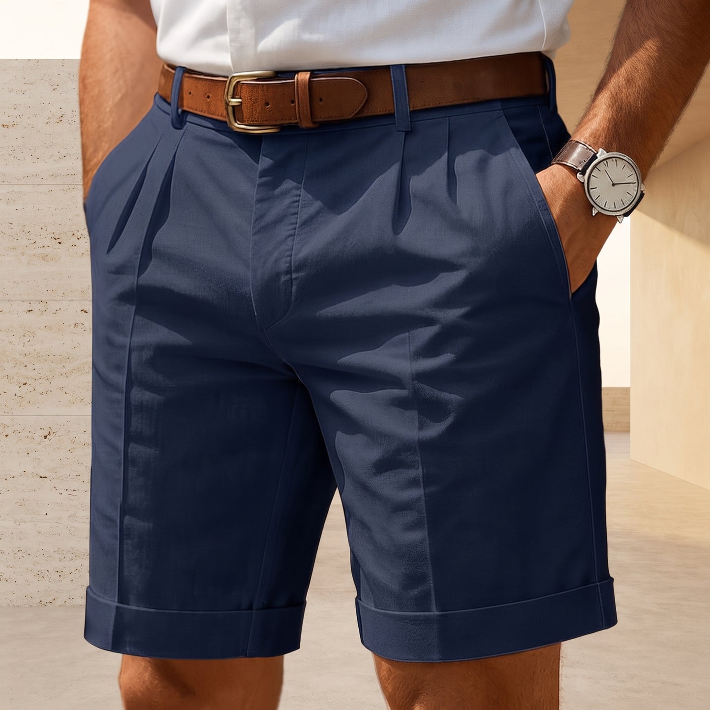 Santiago - pantalones cortos elegantes