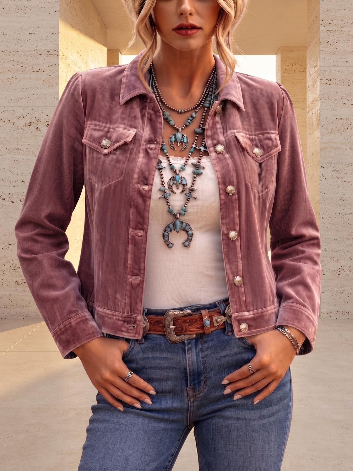 Elena - chaqueta vaquera casual