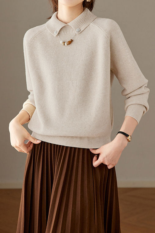 Perla - Jersey elegante con perlas