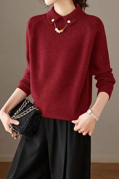 Perla - Jersey elegante con perlas