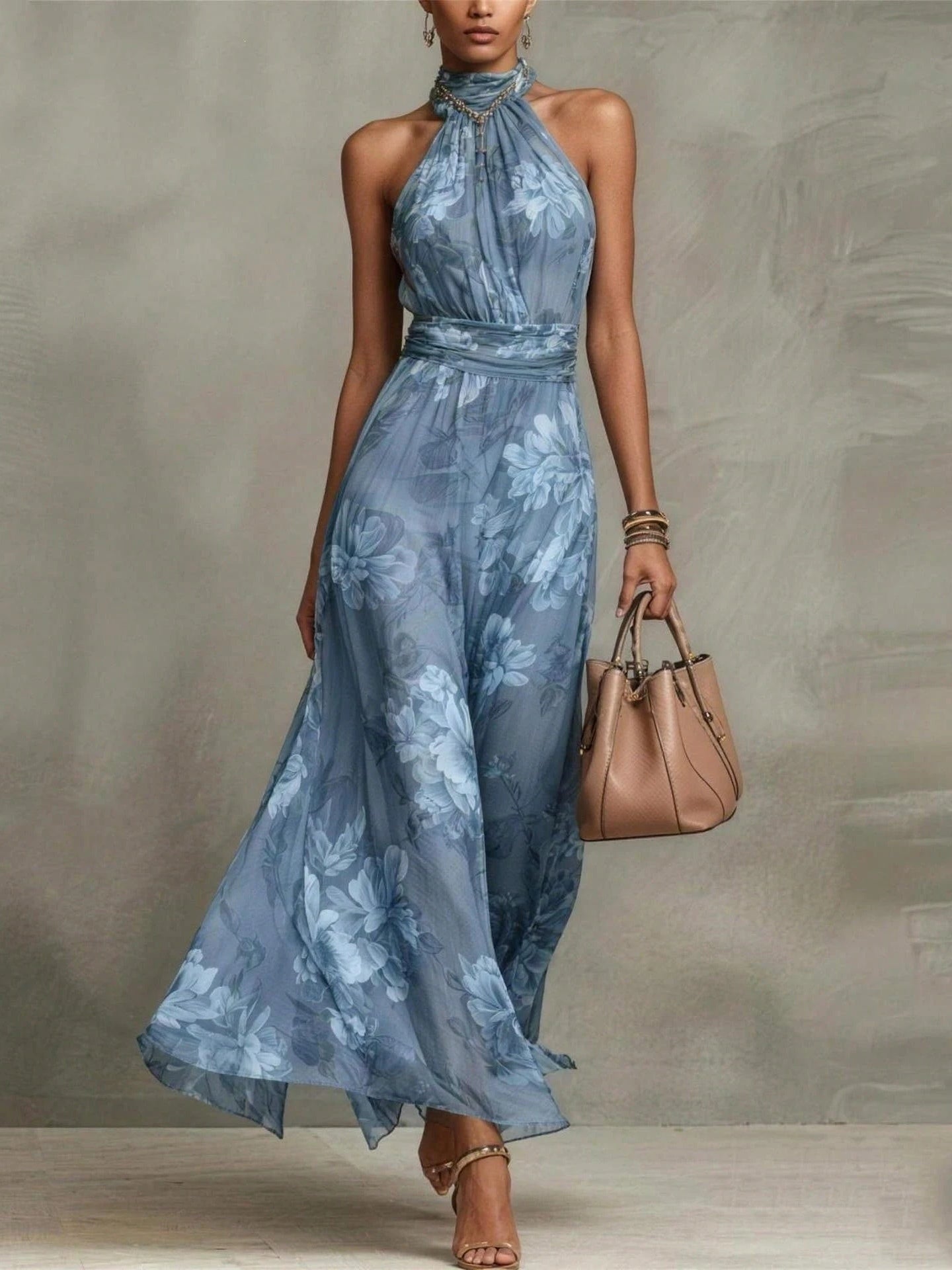 Vestido Celeste