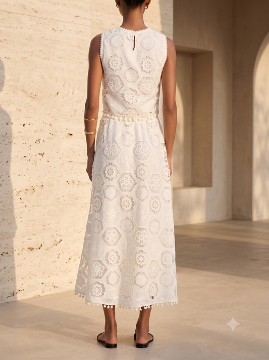 Verano - conjunto de crochet