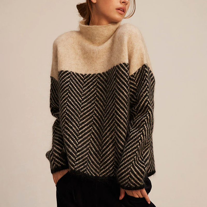 Isabelle - Jersey de cuello alto