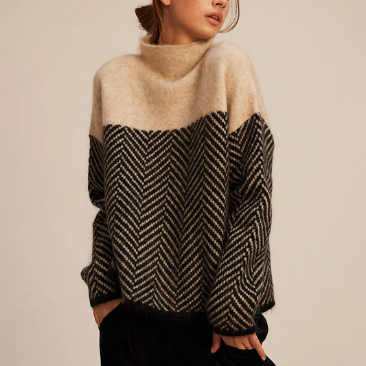 Isabelle - Jersey de cuello alto
