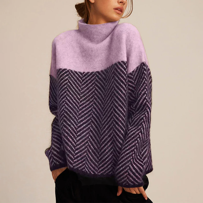 Isabelle - Jersey de cuello alto