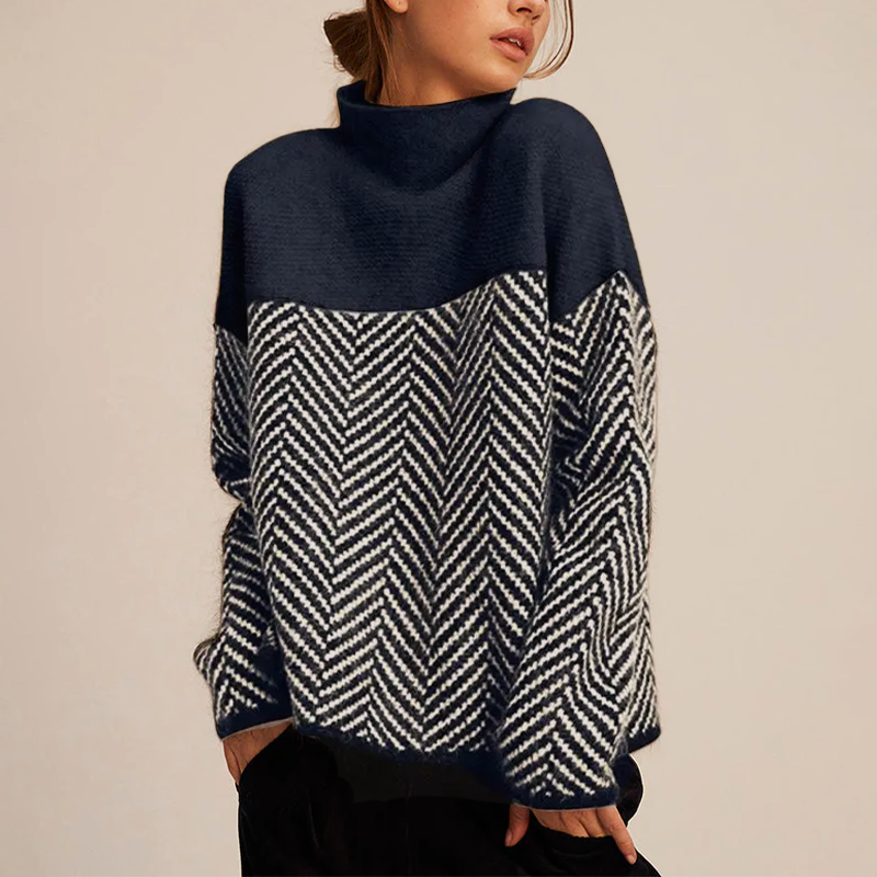 Isabelle - Jersey de cuello alto