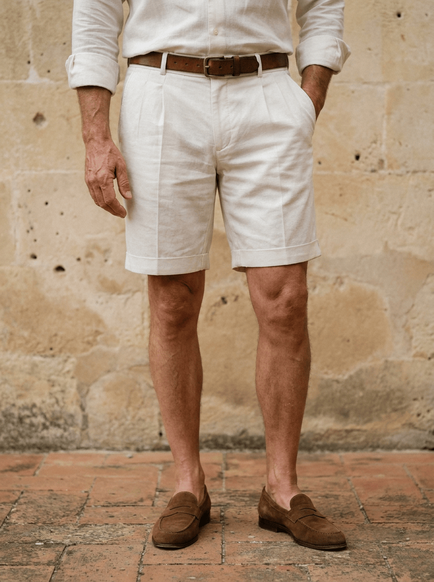 Santiago - pantalones cortos elegantes