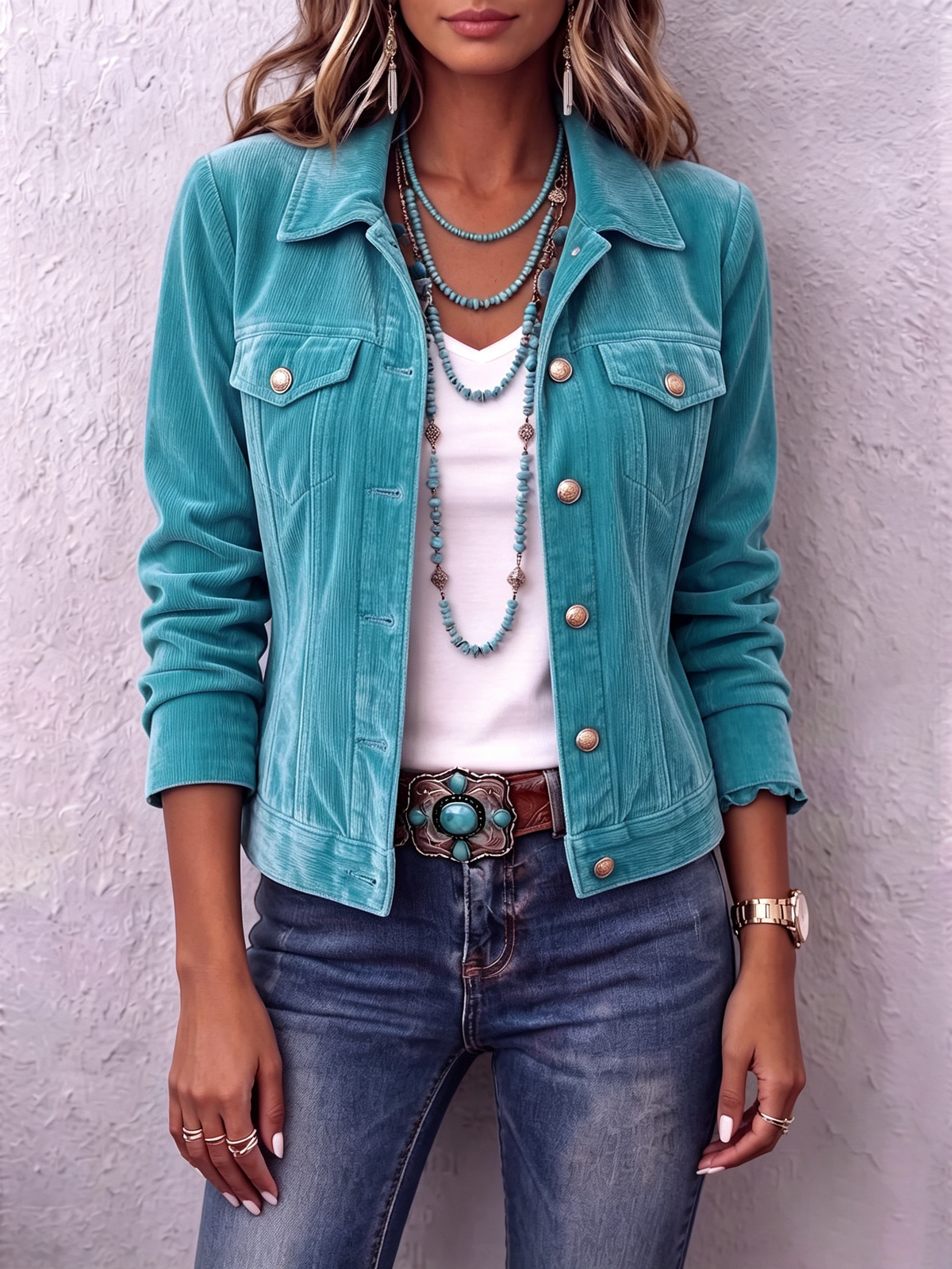 Elena - chaqueta vaquera casual