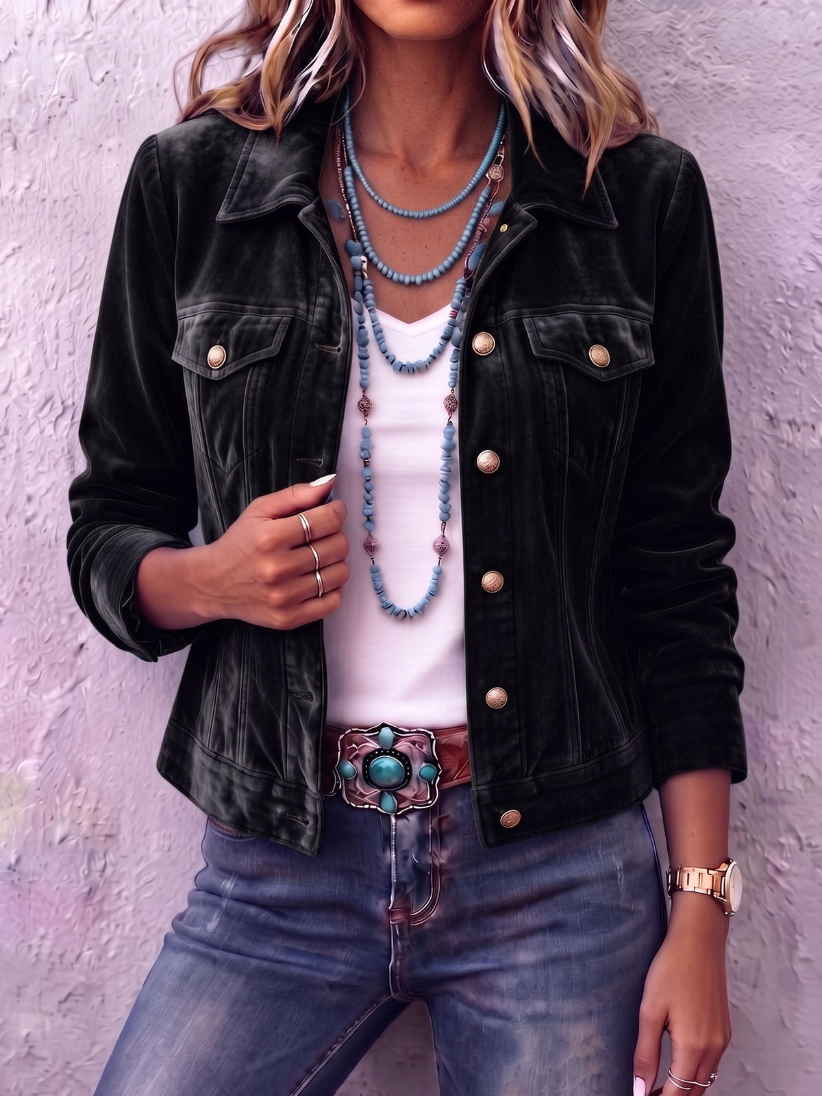 Elena - chaqueta vaquera casual