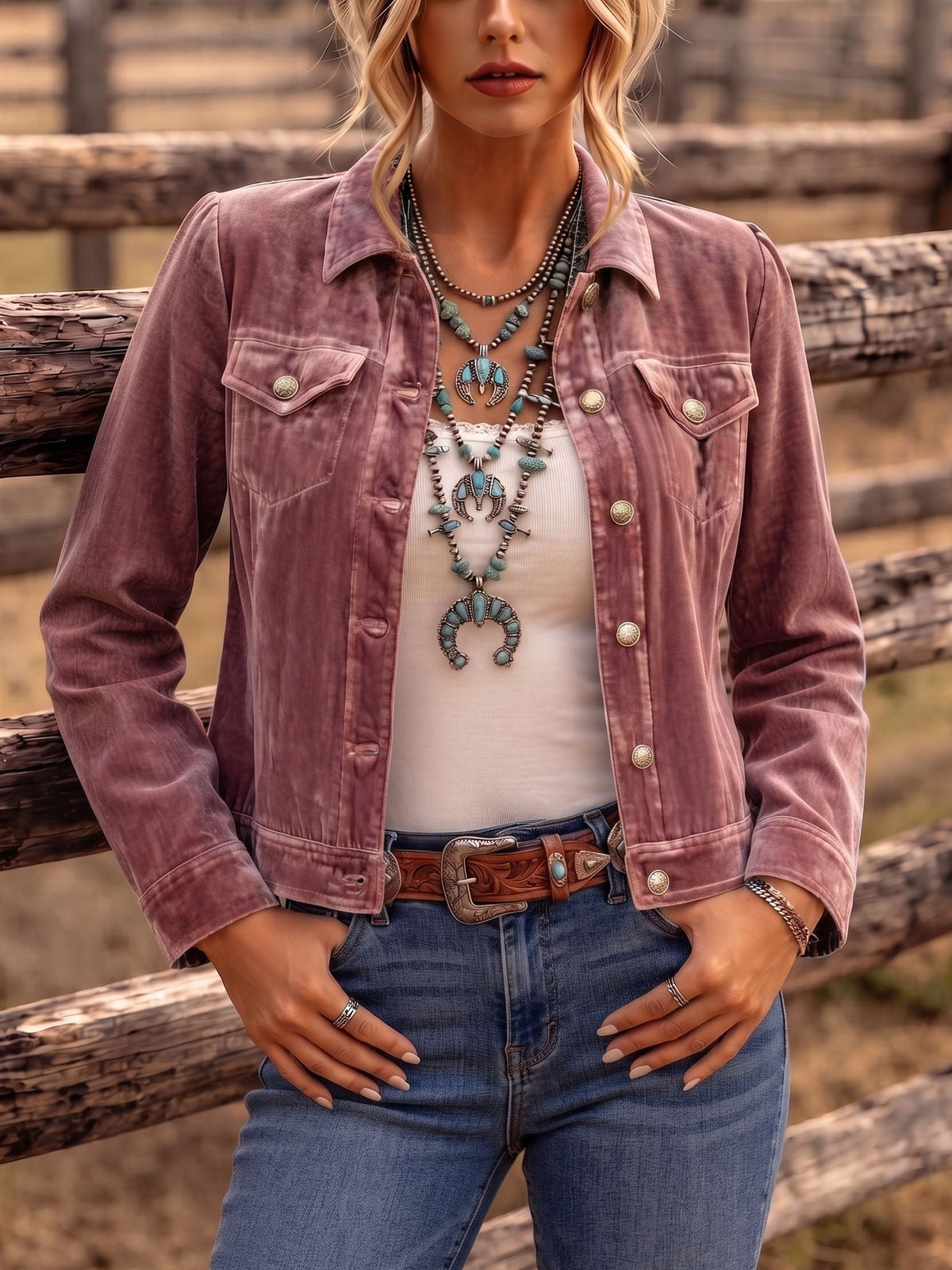 Elena - chaqueta vaquera casual