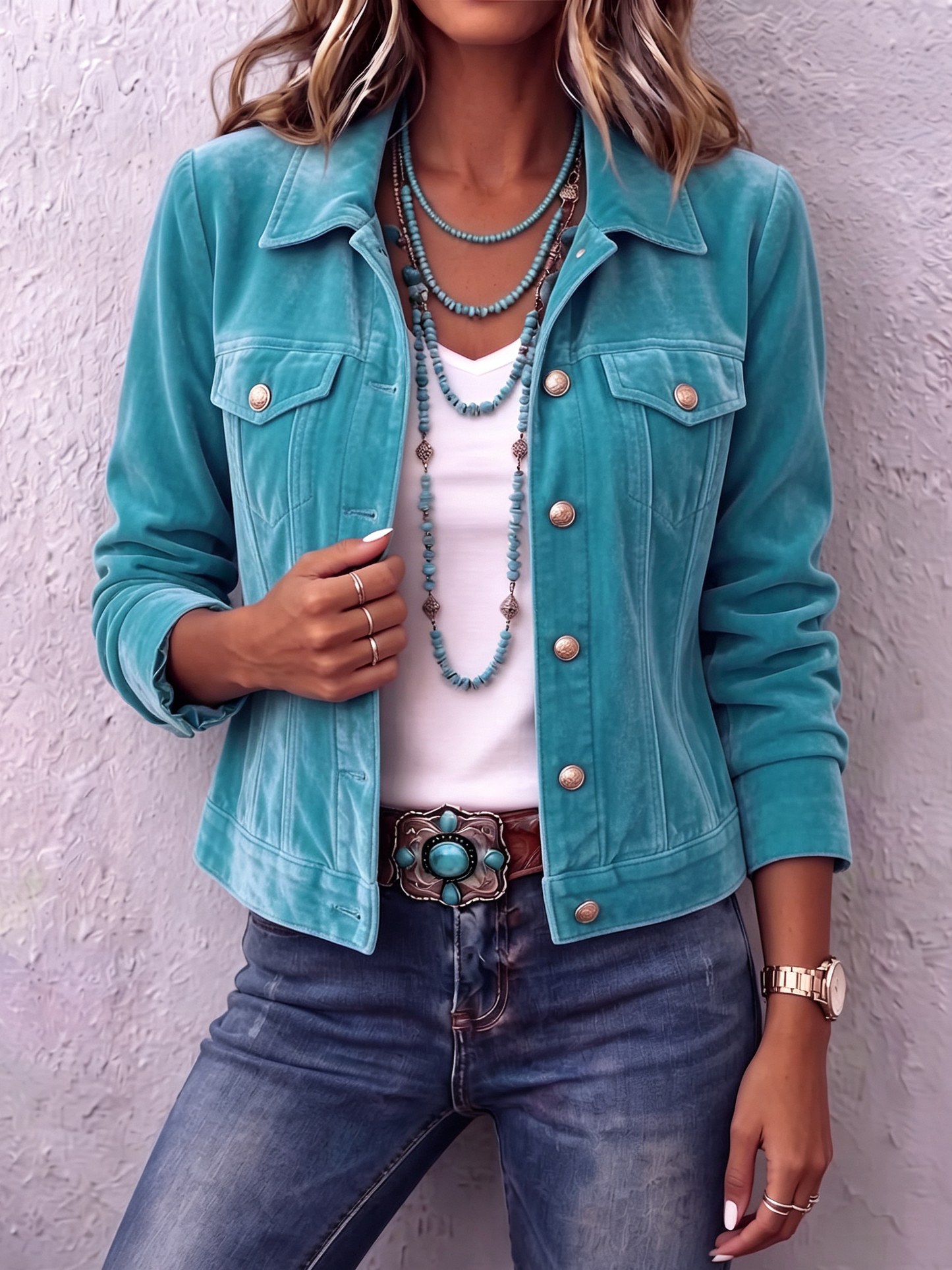 Elena - chaqueta vaquera casual